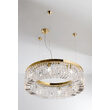 Lustra moderna cristal alama Aur 24k 8xE14/40W, Ring LU 2408/8/80 Gold Orion